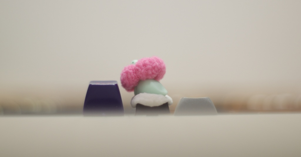 えりまきとかげキーキャップ / Frilled lizard