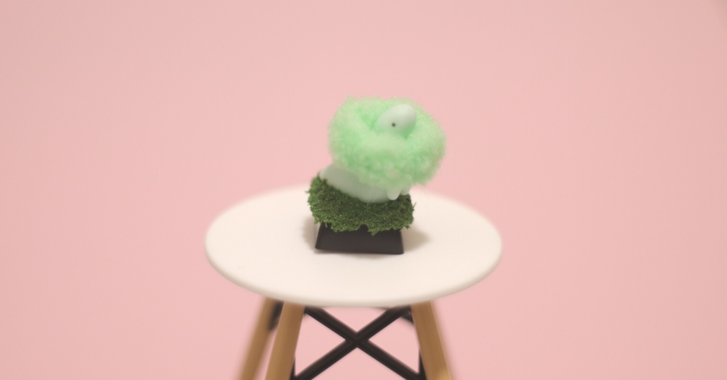 えりまきとかげキーキャップ / Frilled lizard