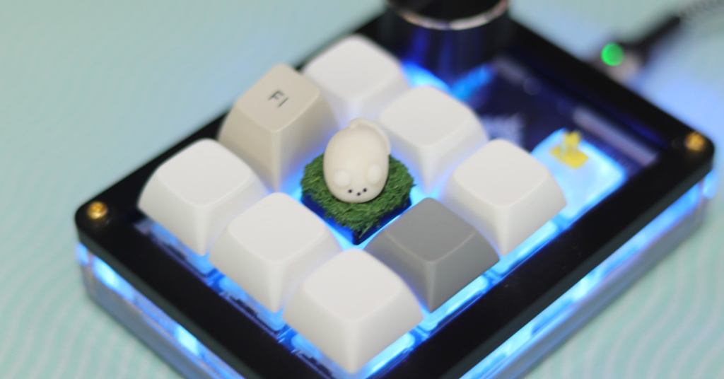 もちもちねずみキーキャップ / Mochi mouse