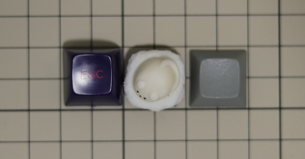 もちもちねずみキーキャップ / Mochi mouse