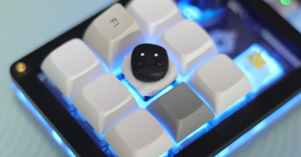 ぬりかべキーキャップ / Nurikabe the phantom