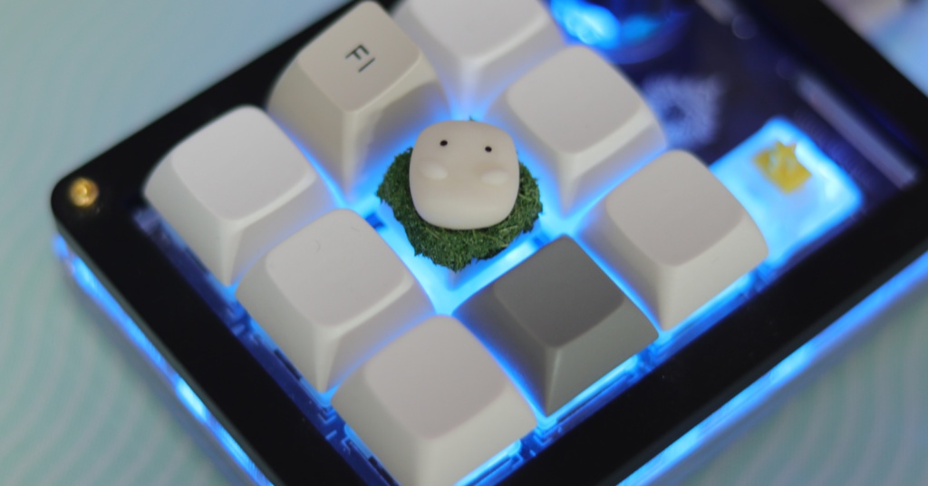 ぬりかべキーキャップ / Nurikabe the phantom