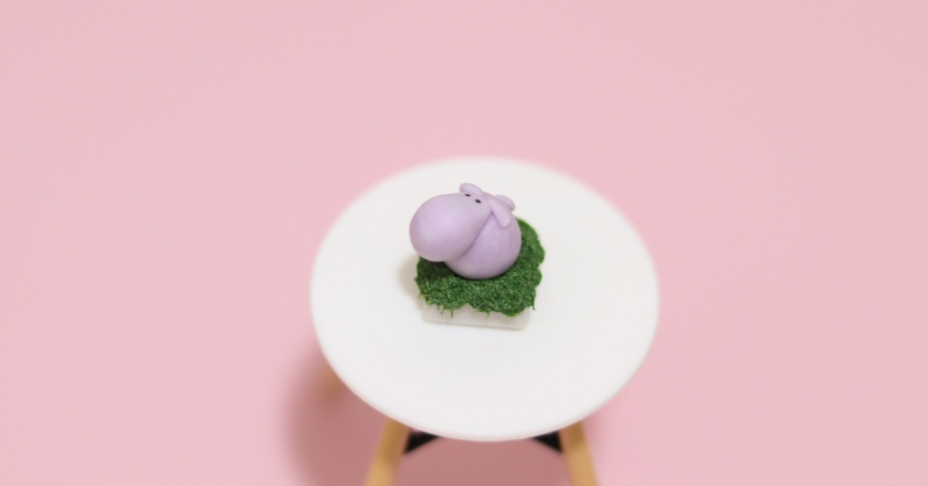 カバさんキーキャップ / hippo-san