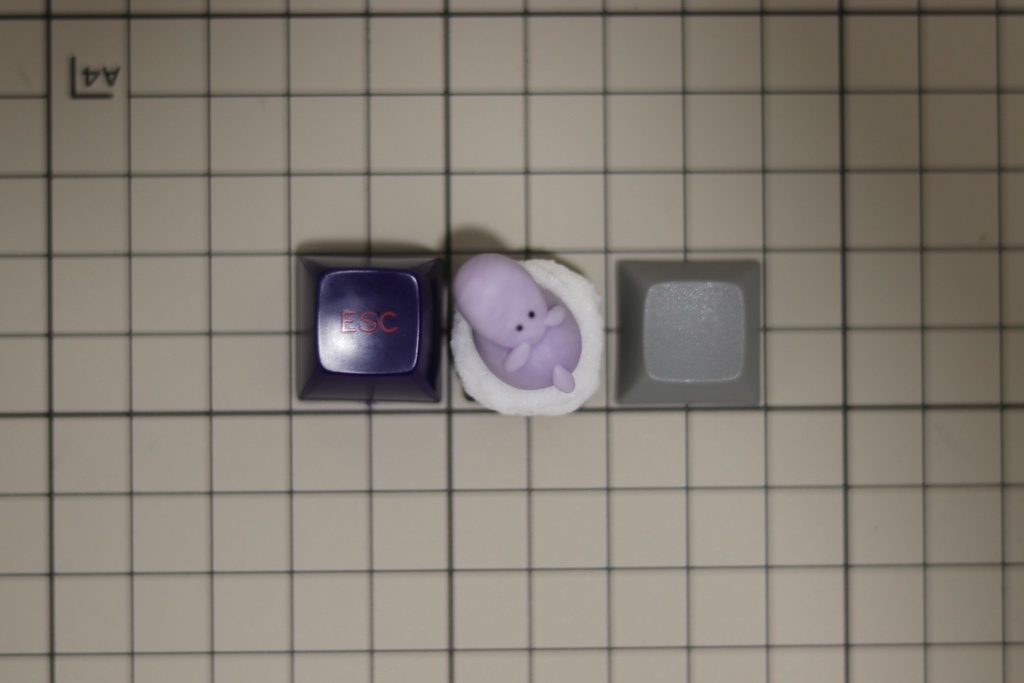 カバさんキーキャップ / hippo-san