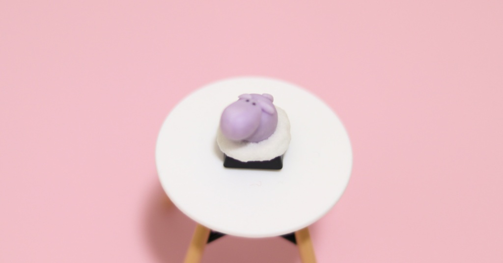 カバさんキーキャップ / hippo-san