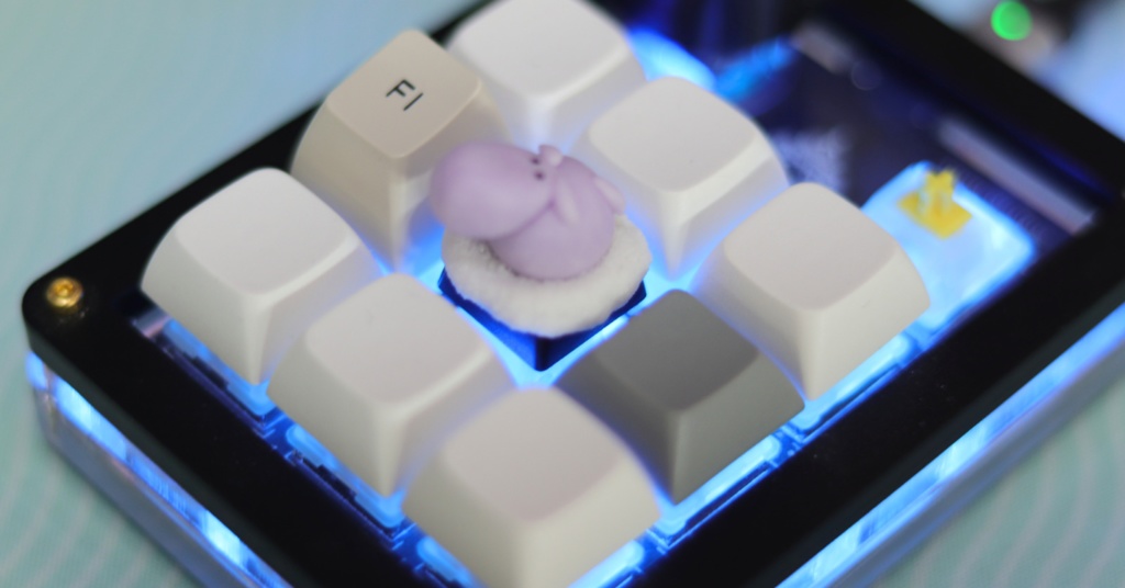 カバさんキーキャップ / hippo-san