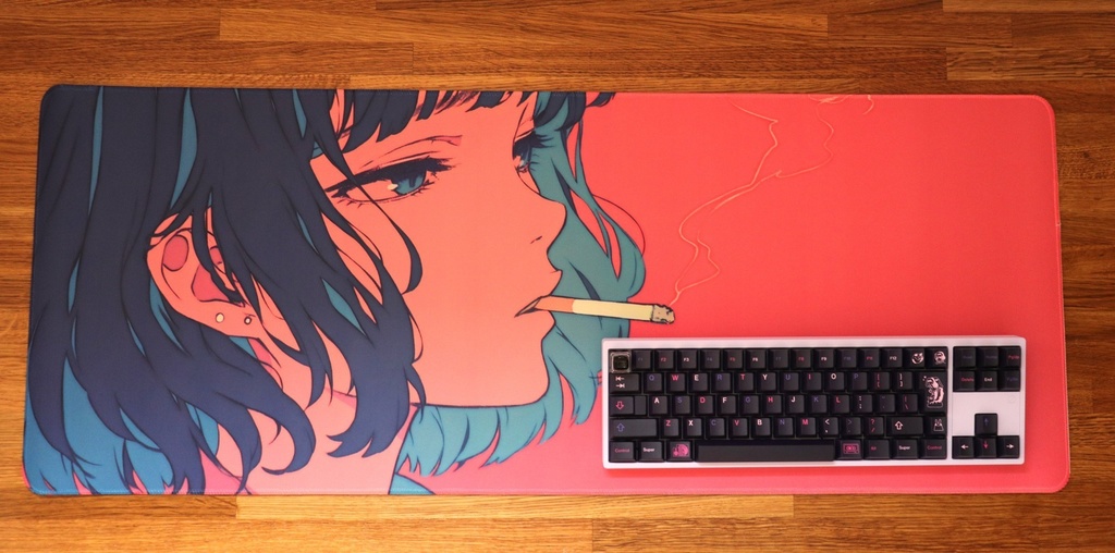 煙草 デスクマット(AIイラスト) / Smoke