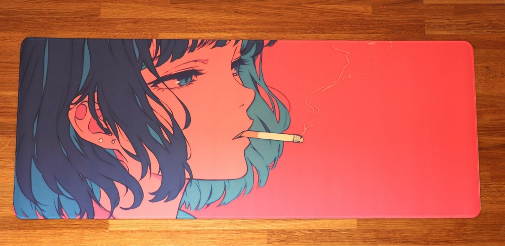 煙草 デスクマット(AIイラスト) / Smoke