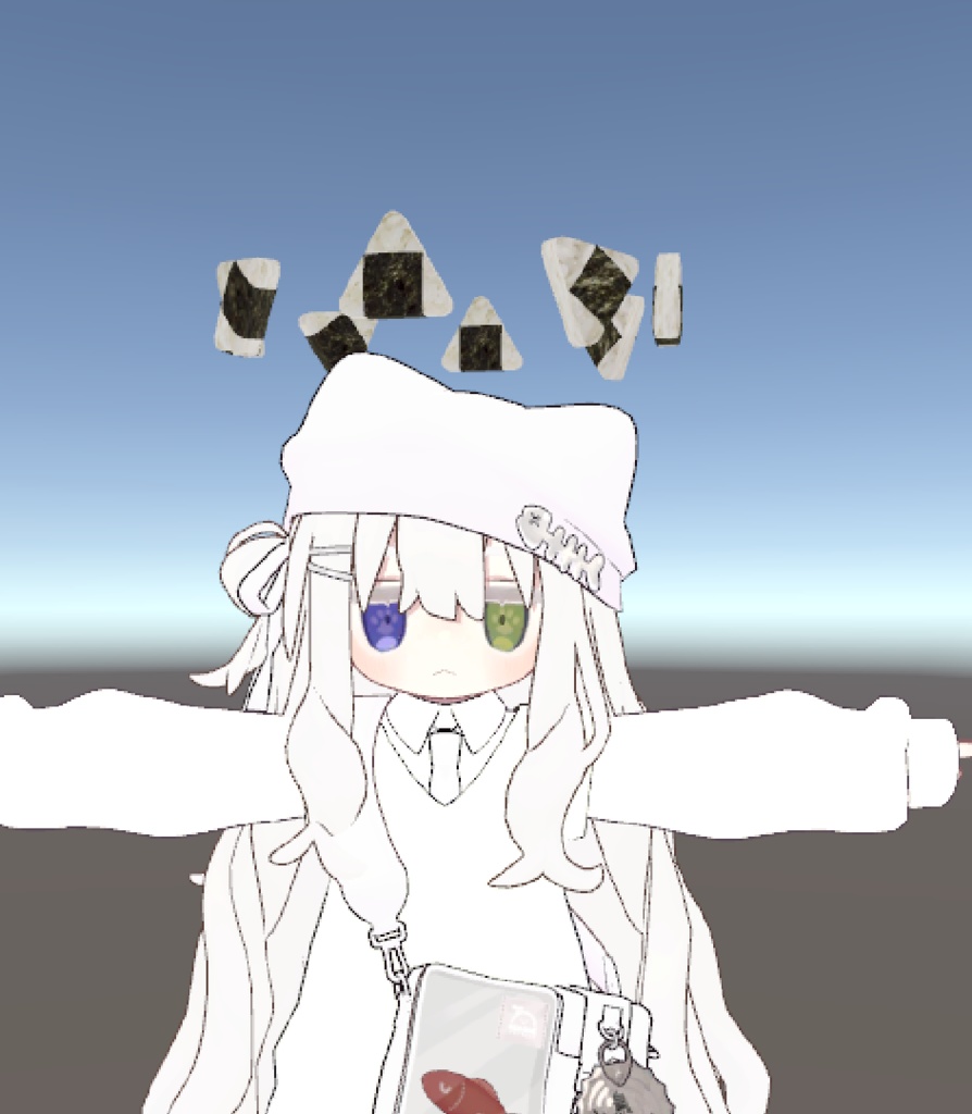 【VRchat対応・無料】回転おにぎり