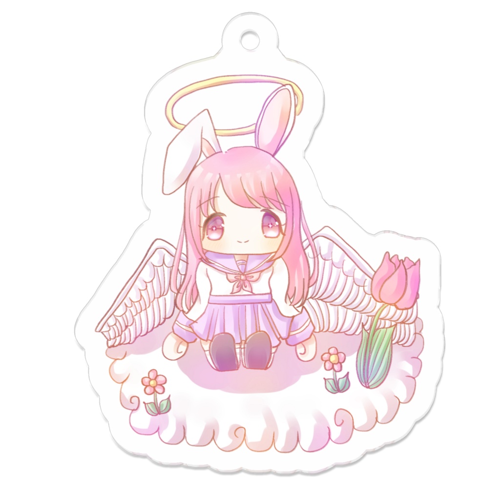 うさぎセーラー天使アクキー