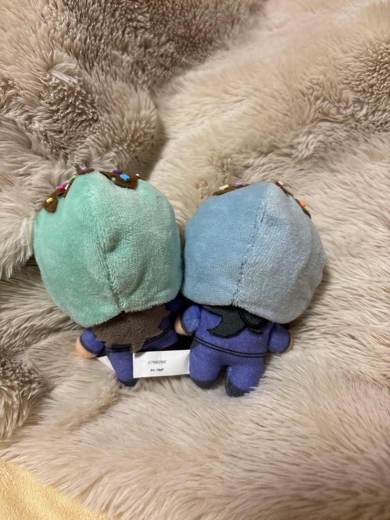 チョコミント頭巾 ほわぬいサイズ