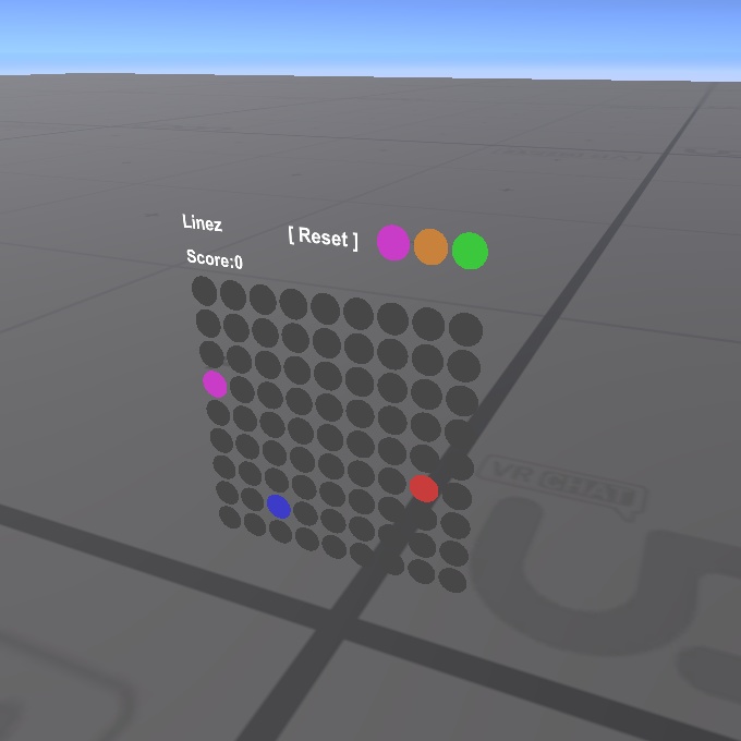 VRChat ワールドギミック Linez