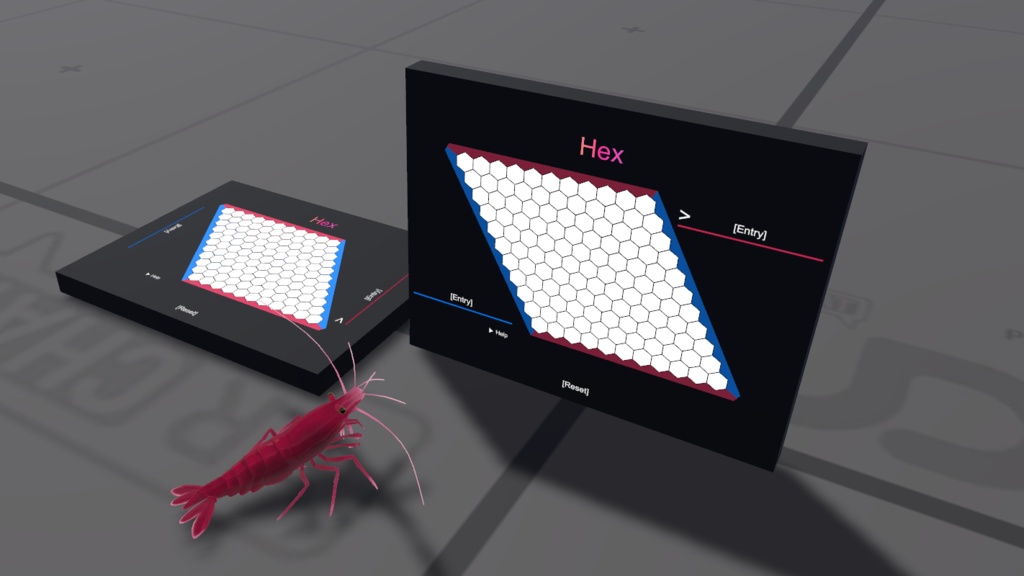 VRChat ワールドギミック ヘックス