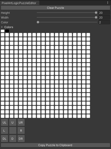 VRChat ワールドギミック ピクセルアートロジックパズル