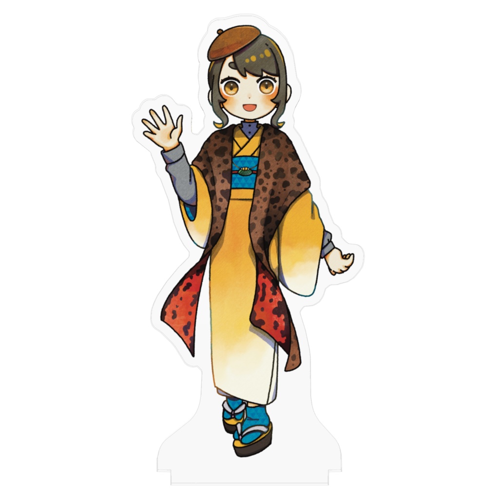 IRIAM 着物立ち絵 アクリルフィギュア
