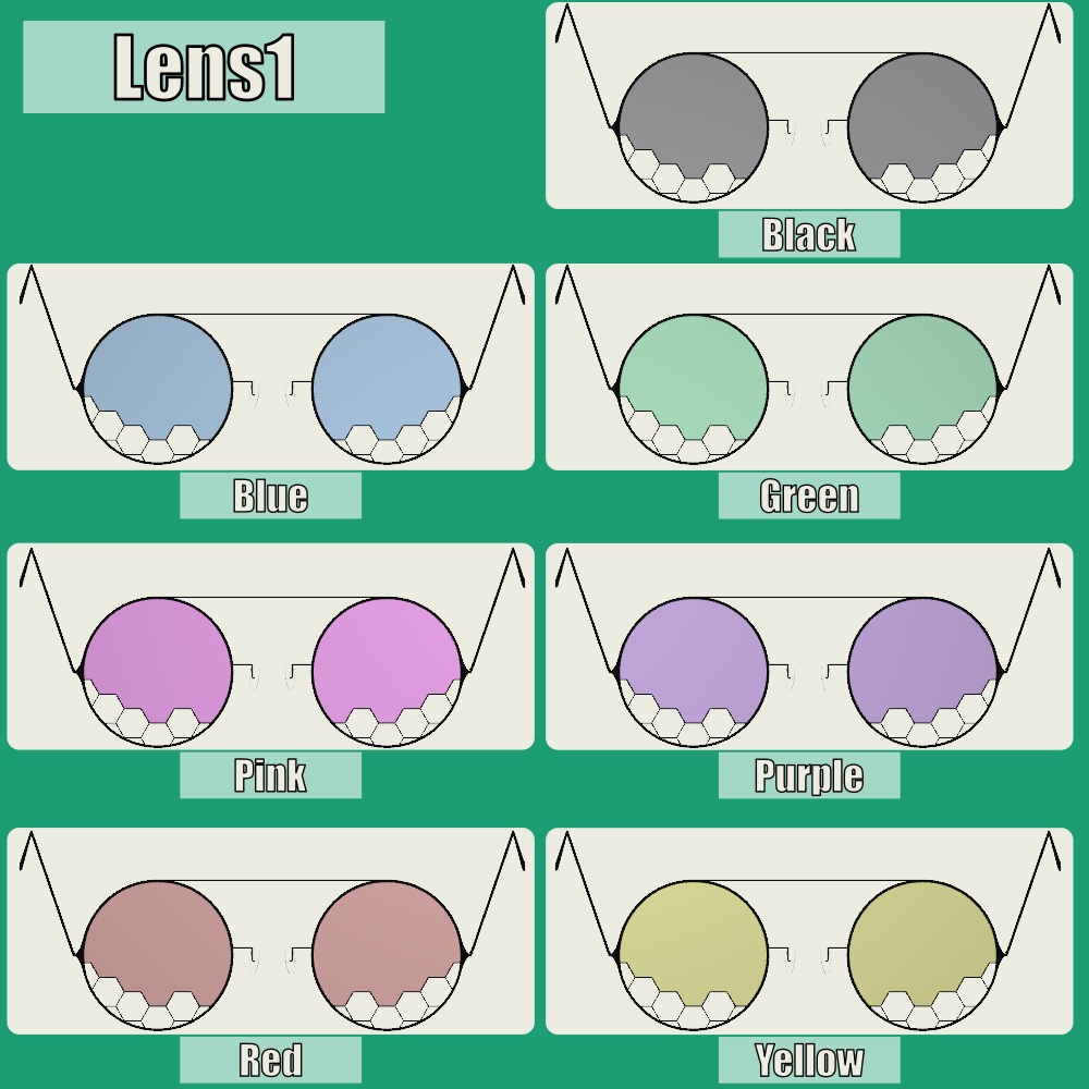 【鹿タウル対応】ハニカムサングラス HoneycombSunglasses