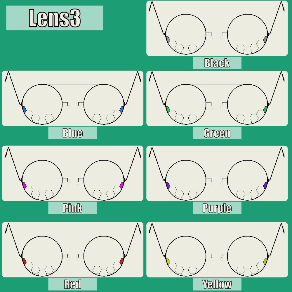 【鹿タウル対応】ハニカムサングラス HoneycombSunglasses