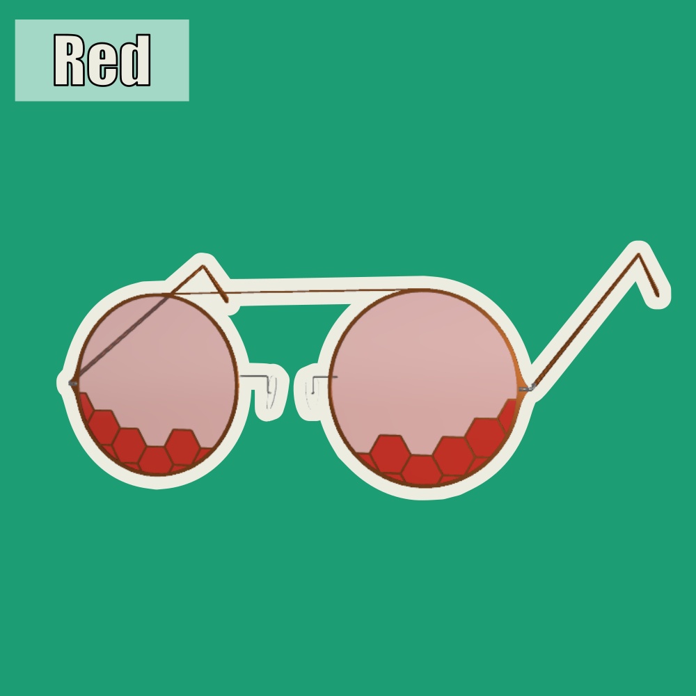 【鹿タウル対応】ハニカムサングラス HoneycombSunglasses