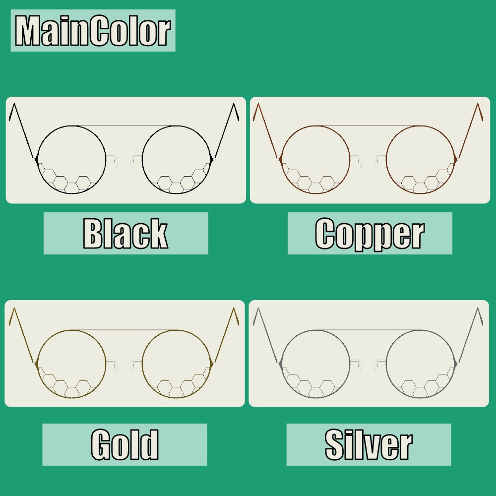 【鹿タウル対応】ハニカムサングラス HoneycombSunglasses