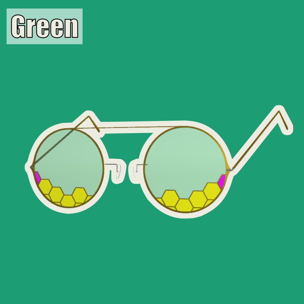 【鹿タウル対応】ハニカムサングラス HoneycombSunglasses