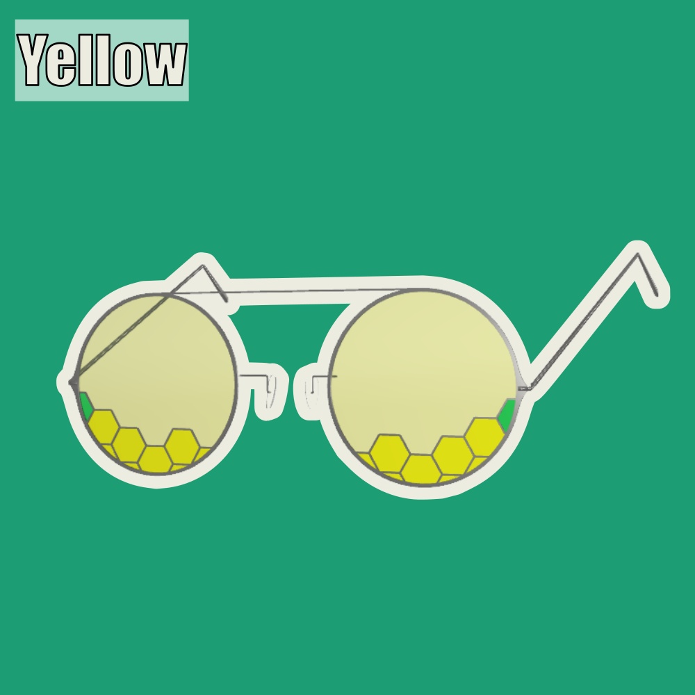 【鹿タウル対応】ハニカムサングラス HoneycombSunglasses