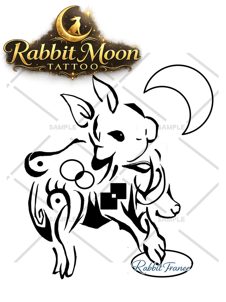 【free/無料】Rabbit Moon tatto texture
