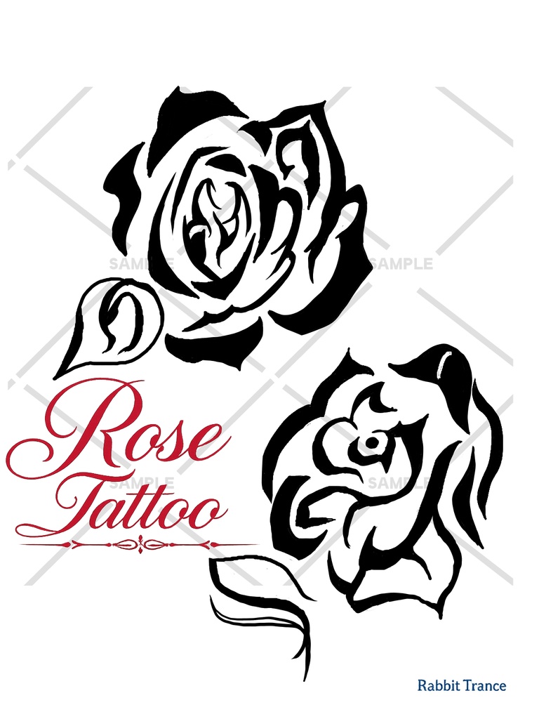 【free/無料】Rose tatto texture