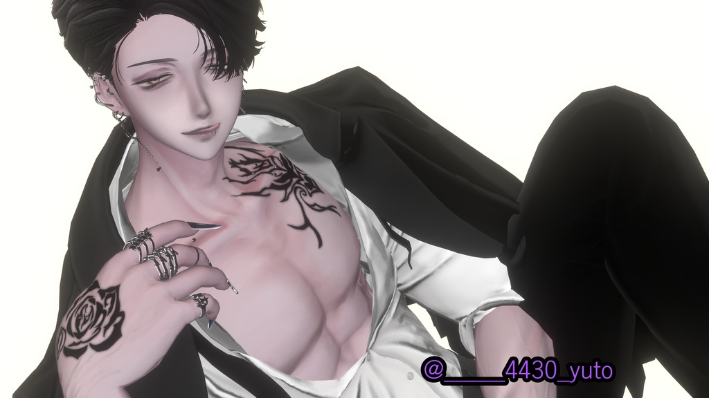 【free/無料】Rose tatto texture