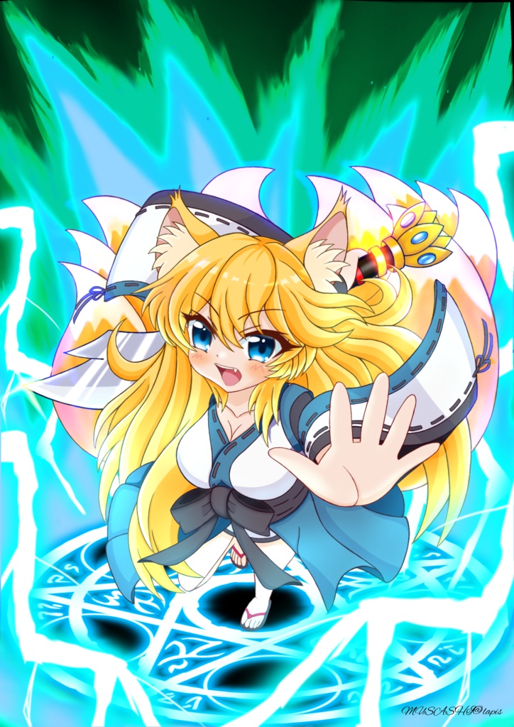 和紙プリントイラスト