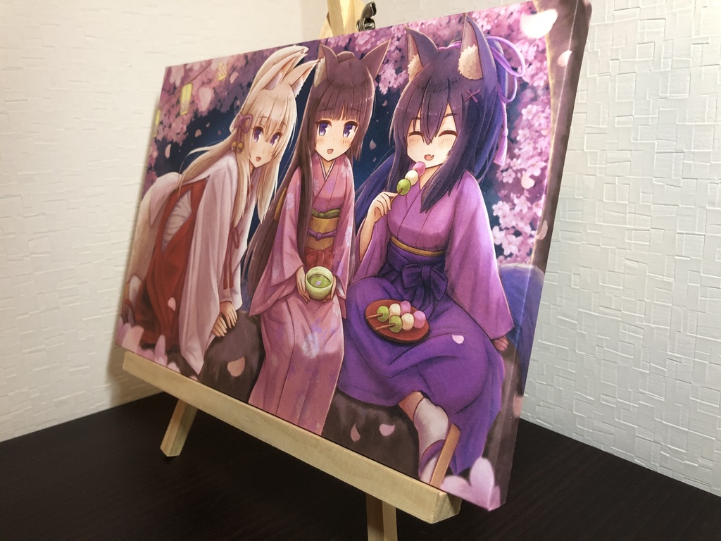 和紙オリジナルアートボート「夜桜」