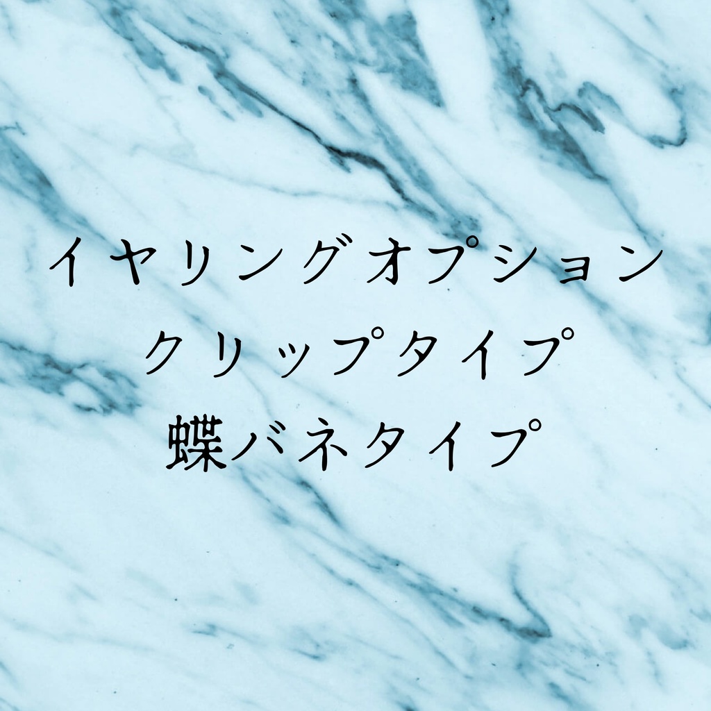 イヤリングオプション クリップ・蝶バネ