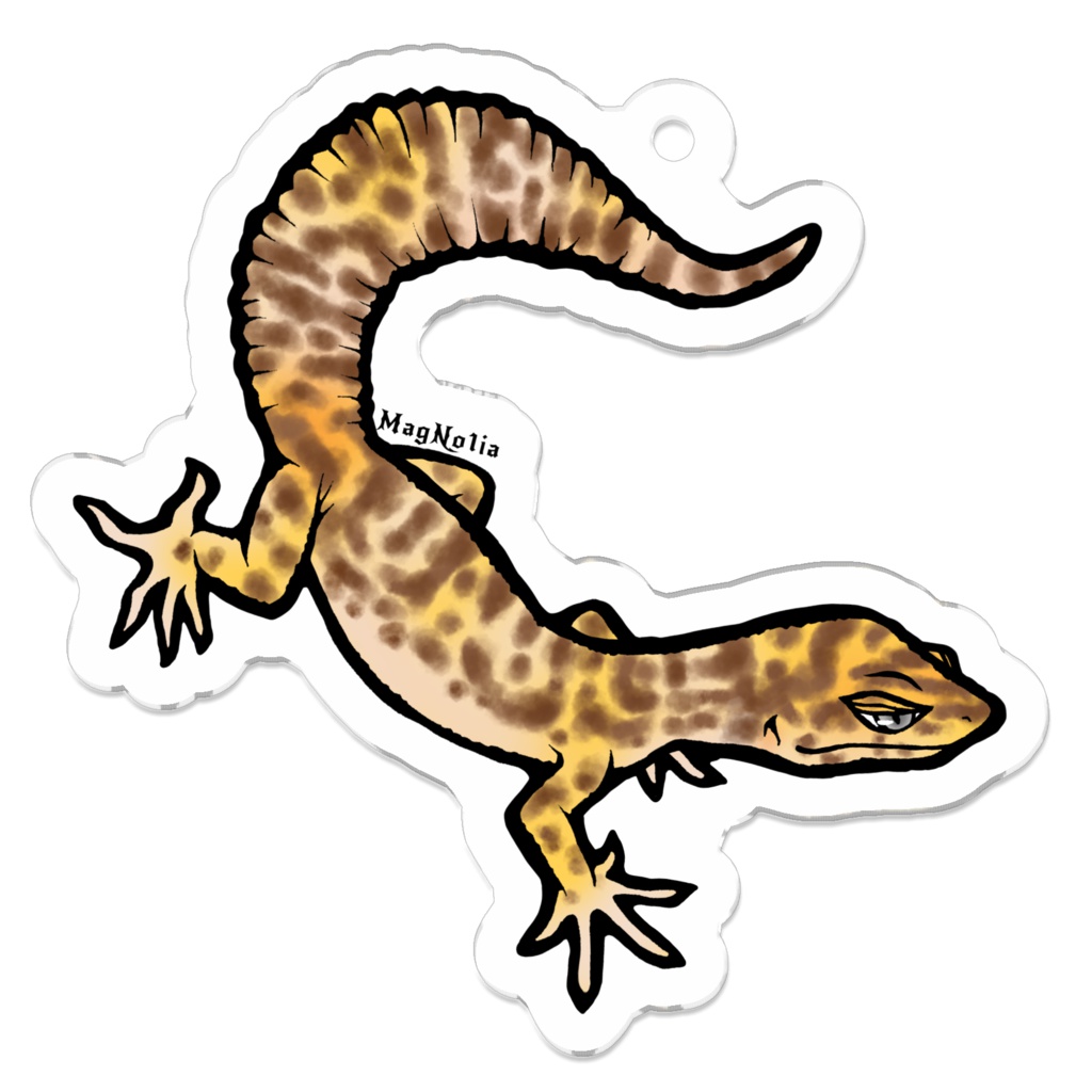 【全5種】レオパードゲッコーアクリルキーホルダー