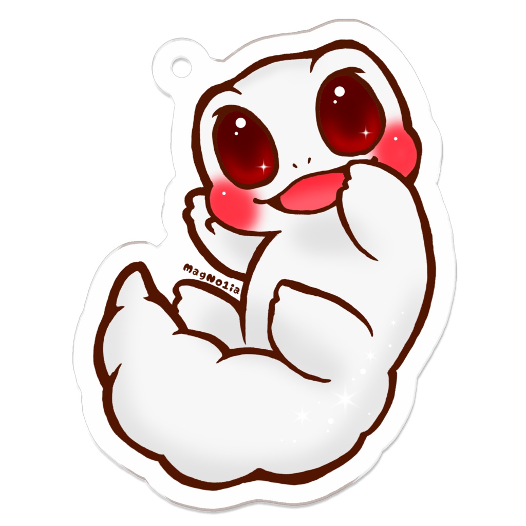 【全8種】ちびレオパアクリルキーホルダー