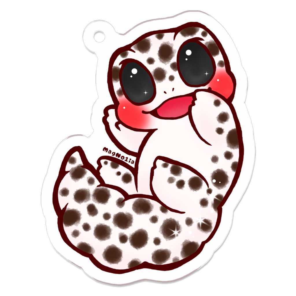 【全8種】ちびレオパアクリルキーホルダー