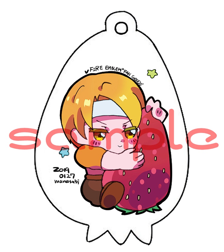シーザ苺アクキー