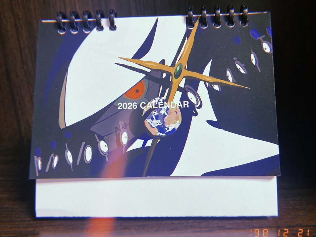 卓上カレンダー2026