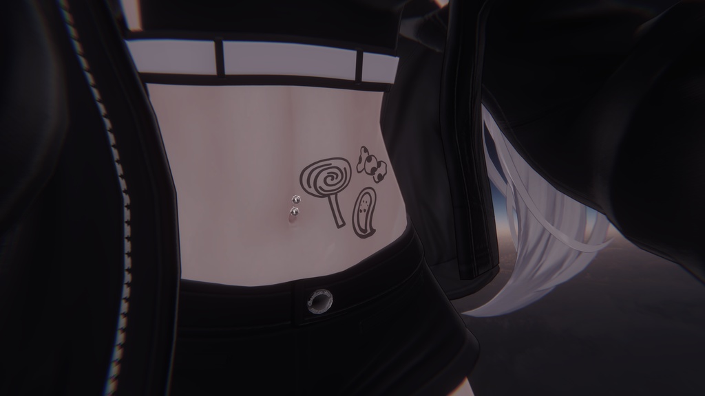 【VRC想定】タトゥデカールテクスチャ