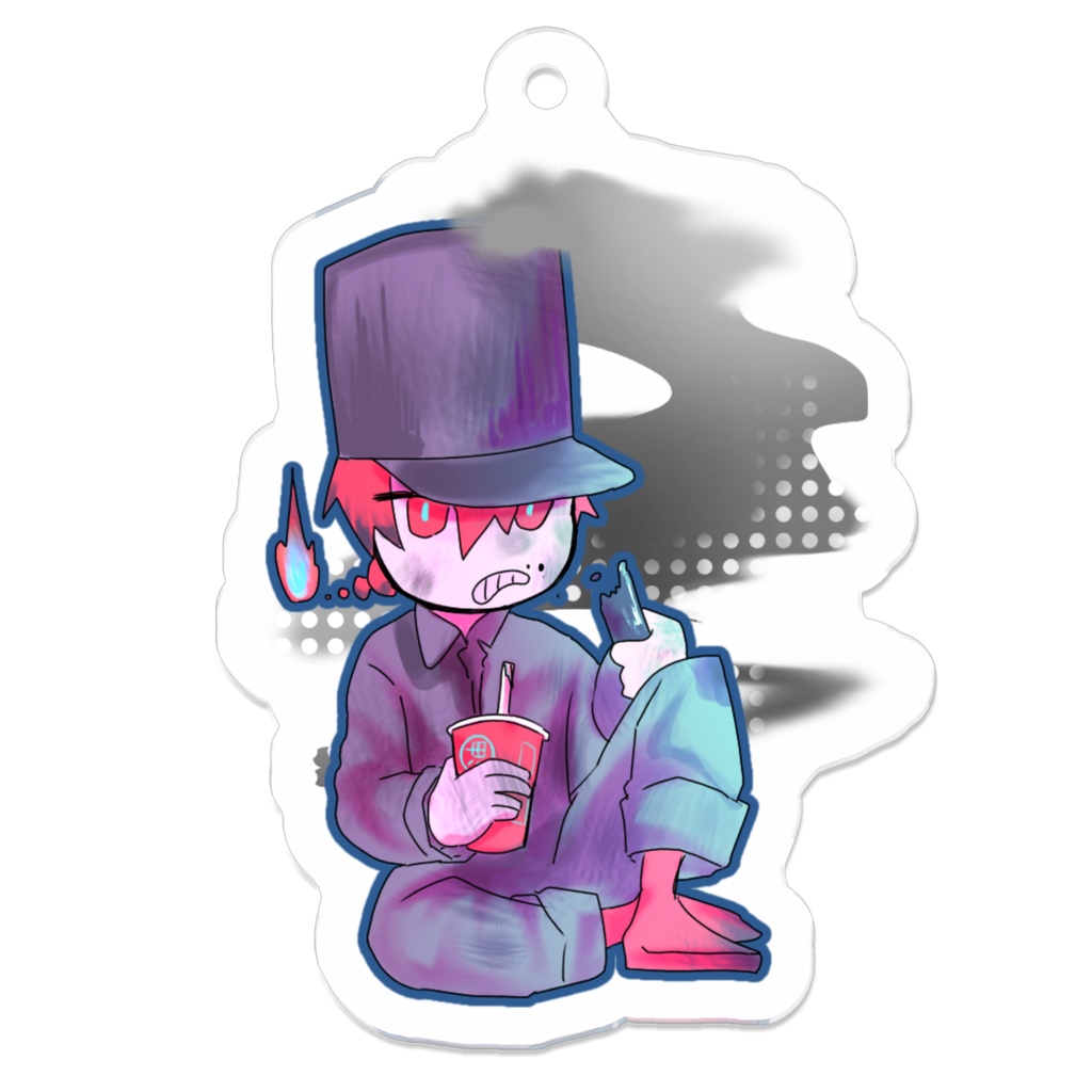 火力くんアクキー