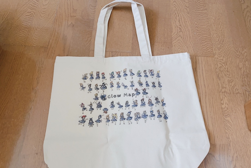 ゆるふわGlowMapトートバッグ