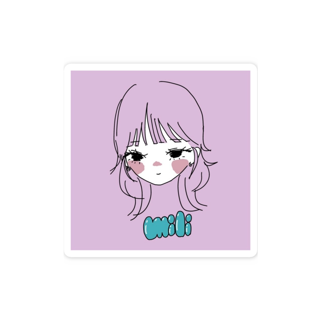 みりちゃん単品ステッカー(サインメッセージ無し)