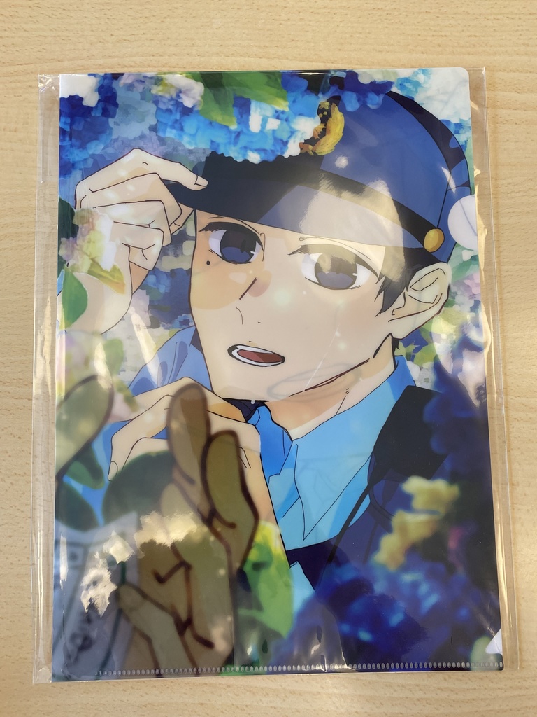 紫陽花のおとしもの A4クリアファイル