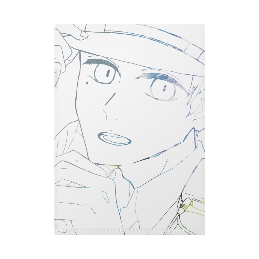 紫陽花のおとしもの A4クリアファイル