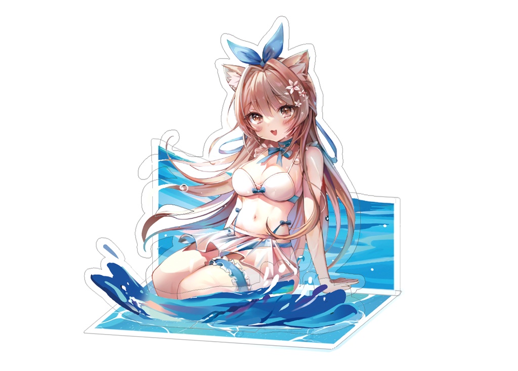 水着ばぶぴぴさんアクリルスタンド
