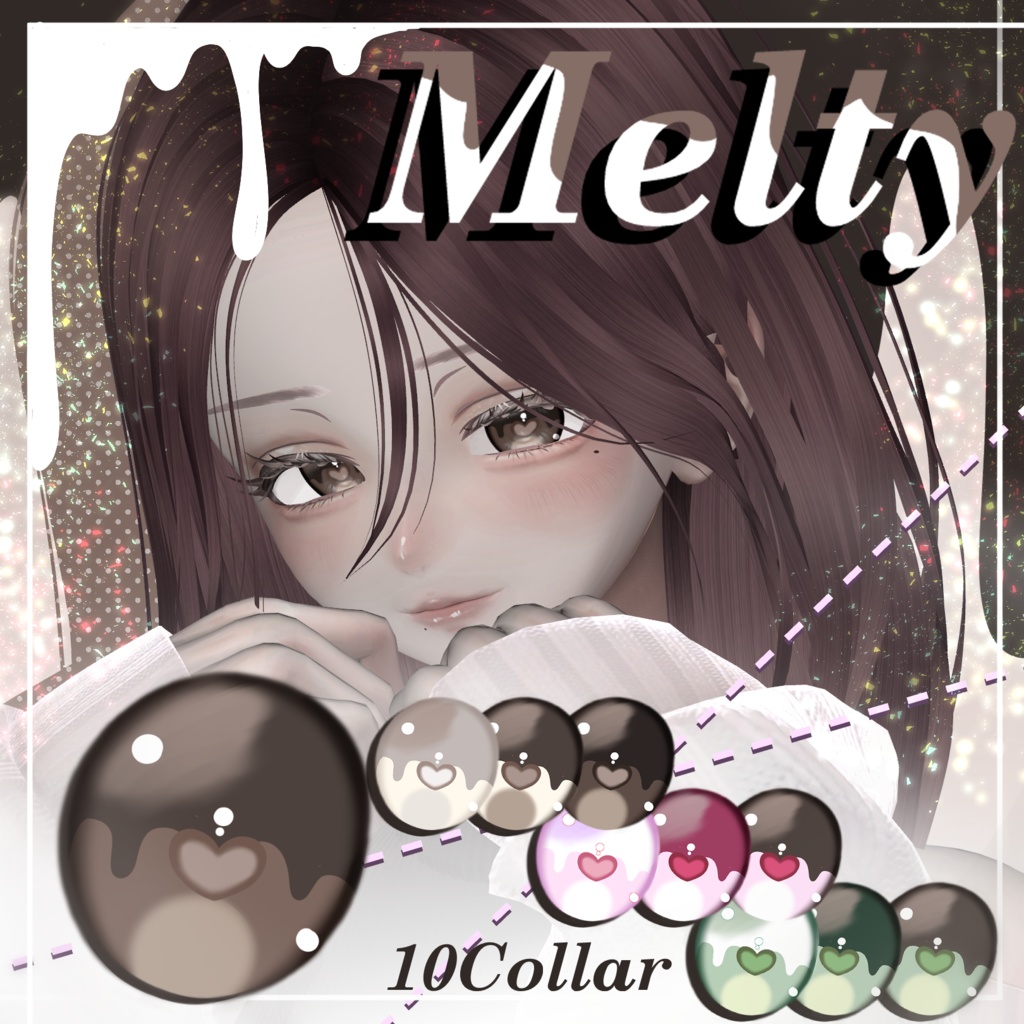 【2アバター対応】Melty_eyetexture【4K】