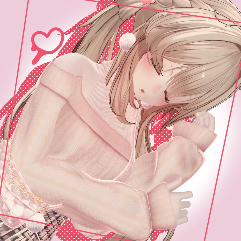 【期間限定無料ポーズ】おやすみhoney【VRC_3アバター対応】