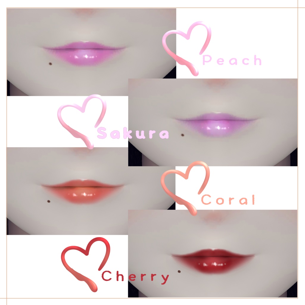 無料あり【ルミナ専用】お花見メイク【png&PSD】