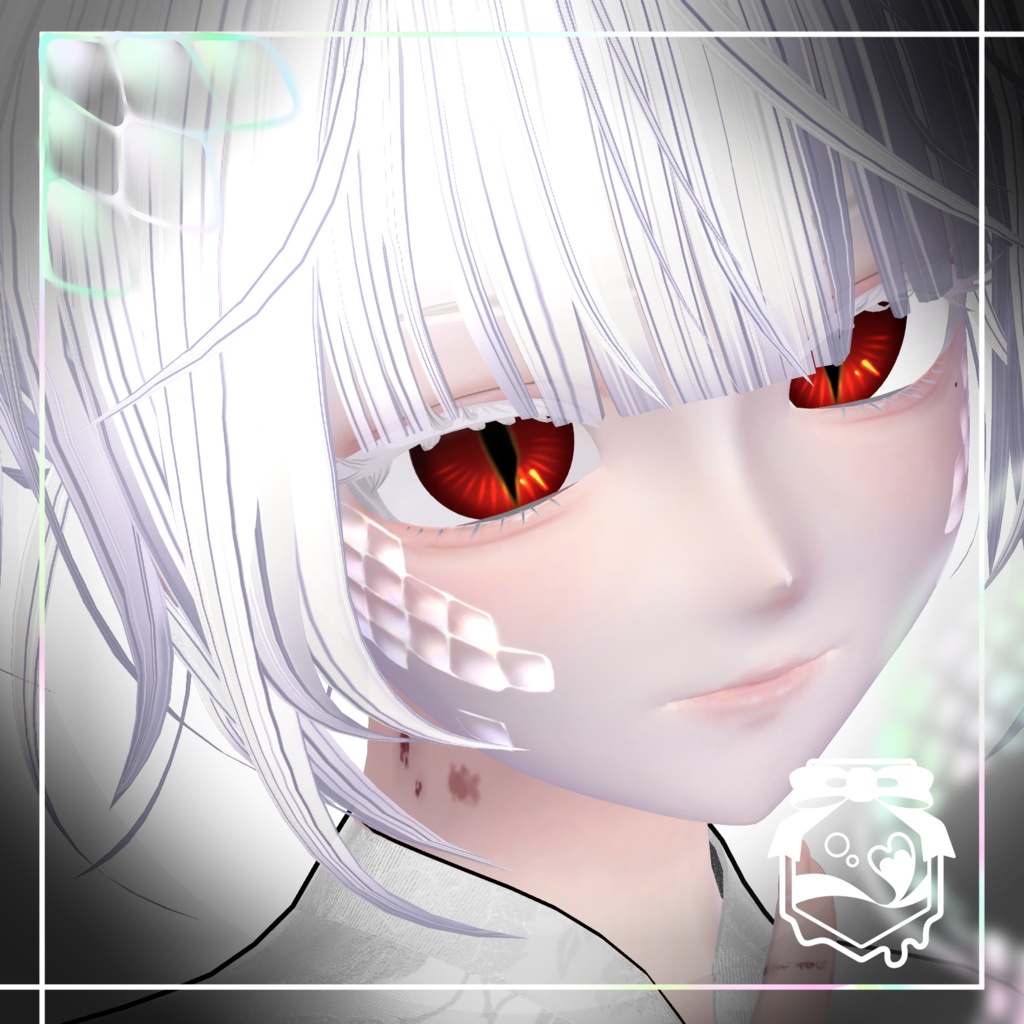 【ルミナ専用】白鱗【アイテクスチャ・鱗テクスチャpng&PSD】