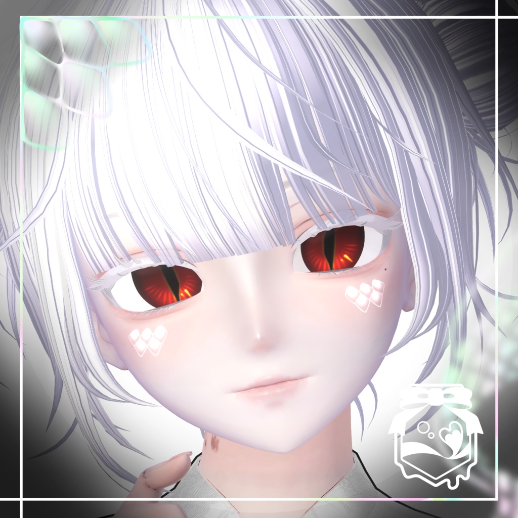 【ルミナ専用】白鱗【アイテクスチャ・鱗テクスチャpng&PSD】