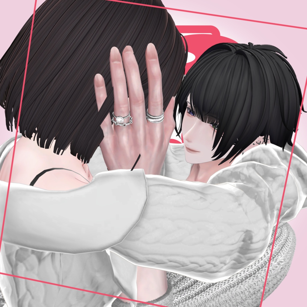【VRCPause】なかよしhoney【VRC_4アバター対応】