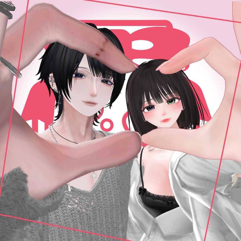 【VRCPause】なかよしhoney【VRC_4アバター対応】
